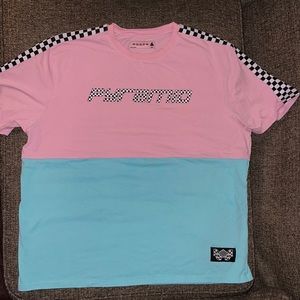 Black Pyramid Pink & Teal Shirt